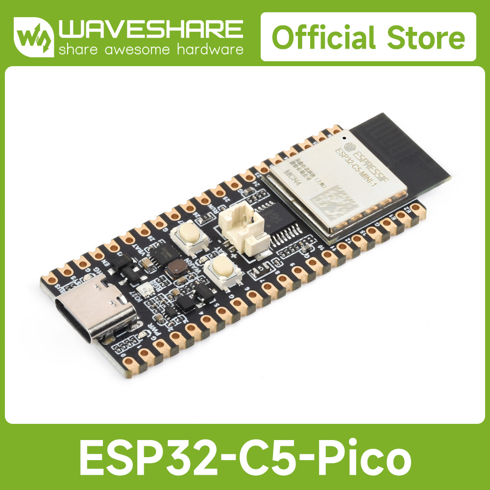 Esp32 Development Board - Waveshare ESP32-C5 dual-band Wi-Fi 6 development