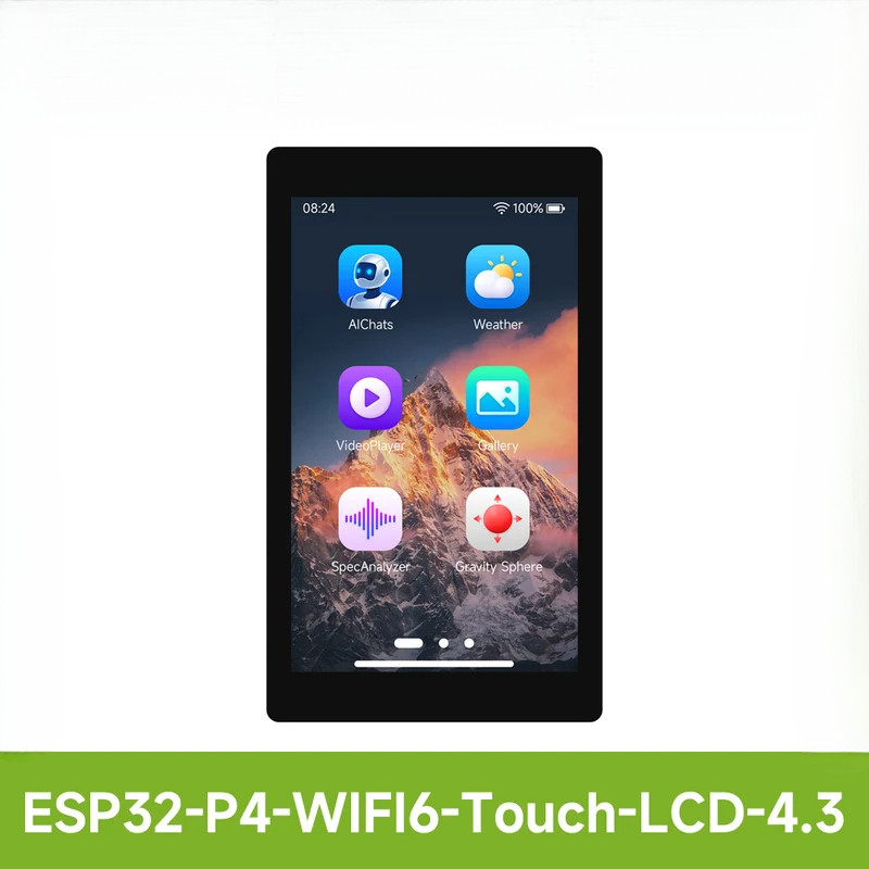 Waveshare ESP32-P4-WIFI6 4.3in - Esp32 P4 review and price