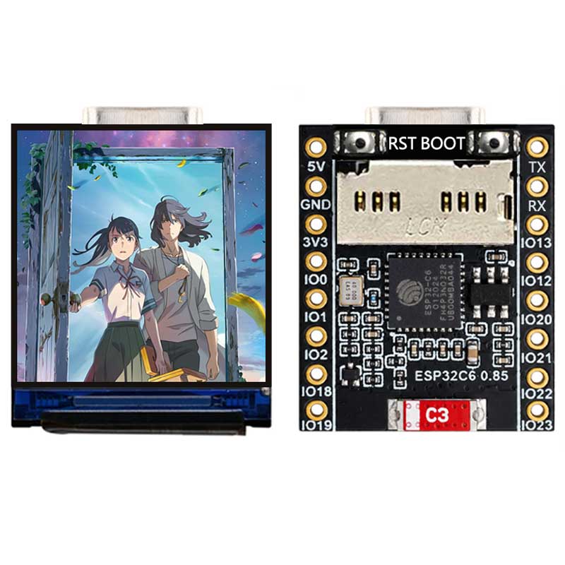 ESP32 C6 0.85 Inch 128X128 IPS - Esp32 C6 review and price