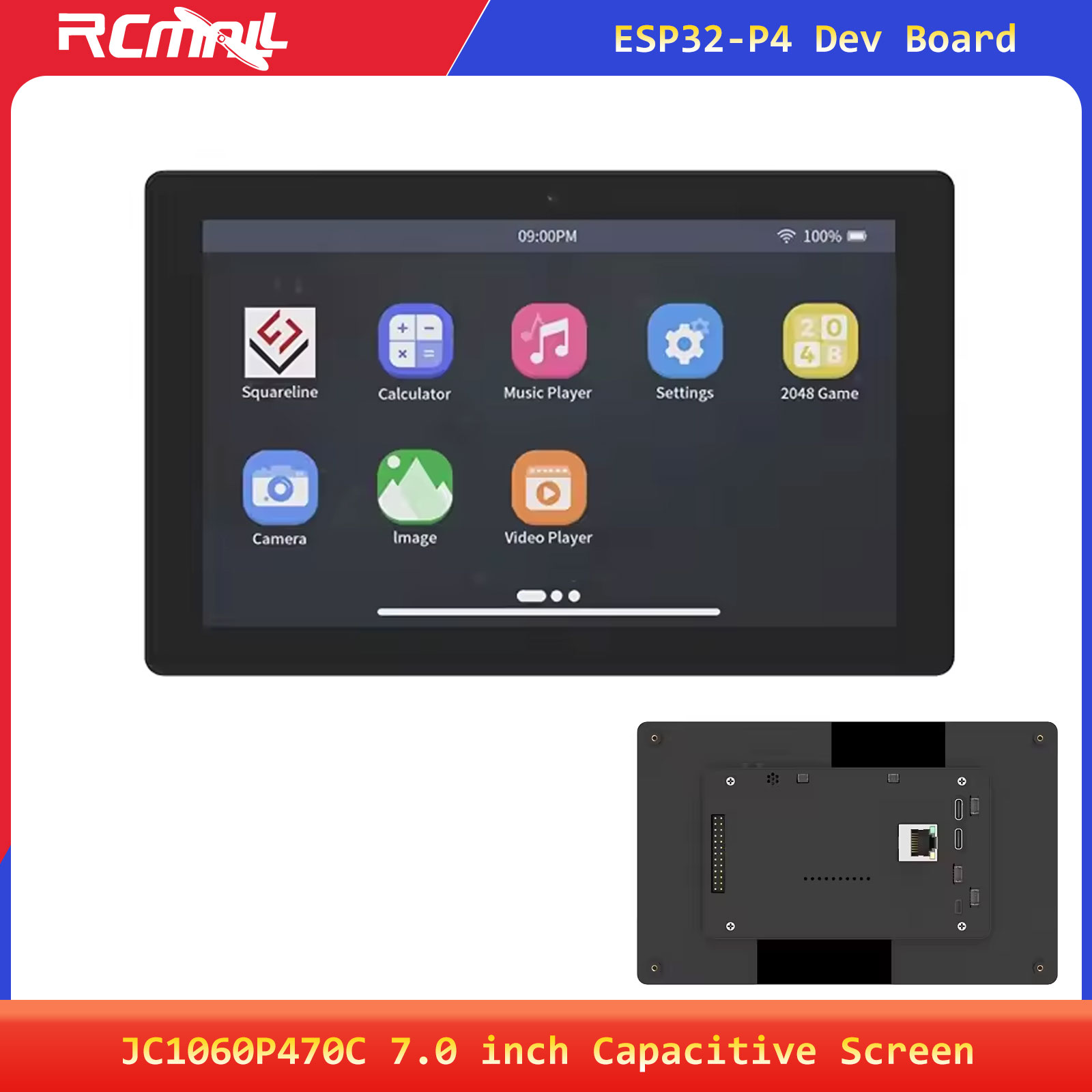 JC1060P470C 7.0inch 1024x600 I - Esp32 C6 review and price