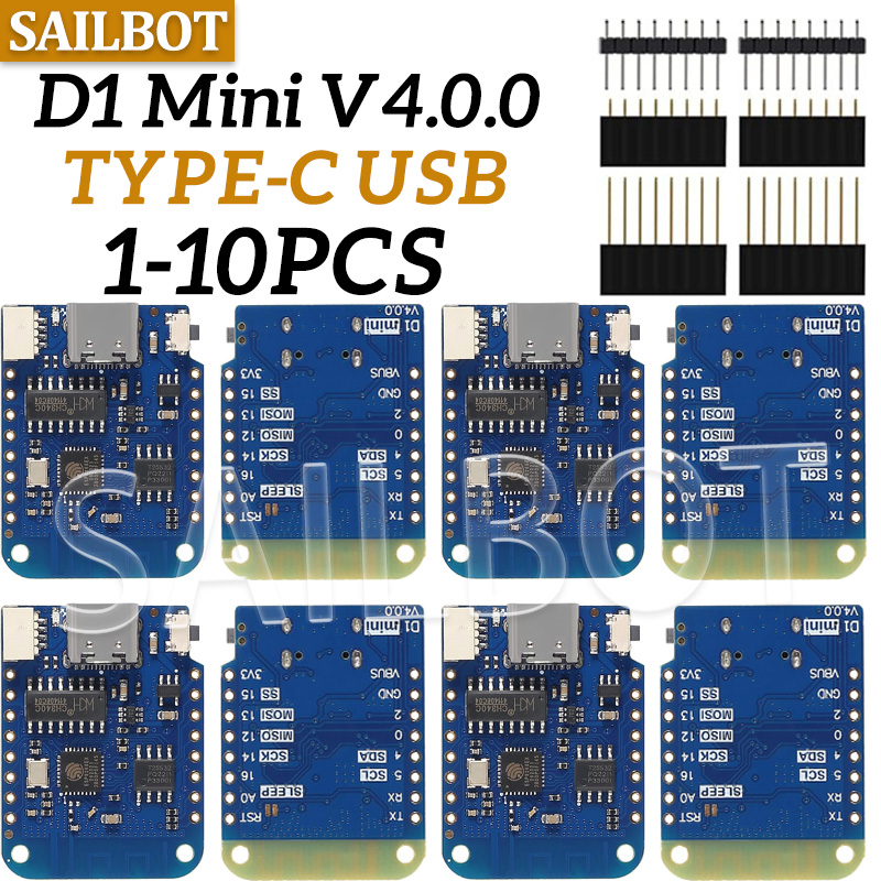1-10PCS WeMos D1 Mini ESP8266  - Esp8266 Nodemcu review and price