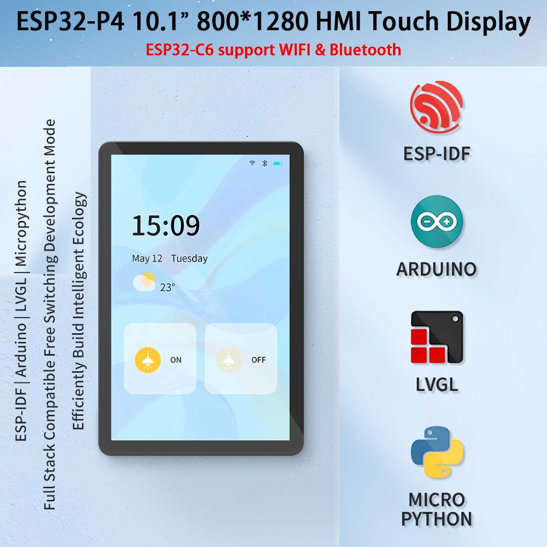 ESP32-P4 10.1 inch 800*1280 IP - Esp32 P4 review and price