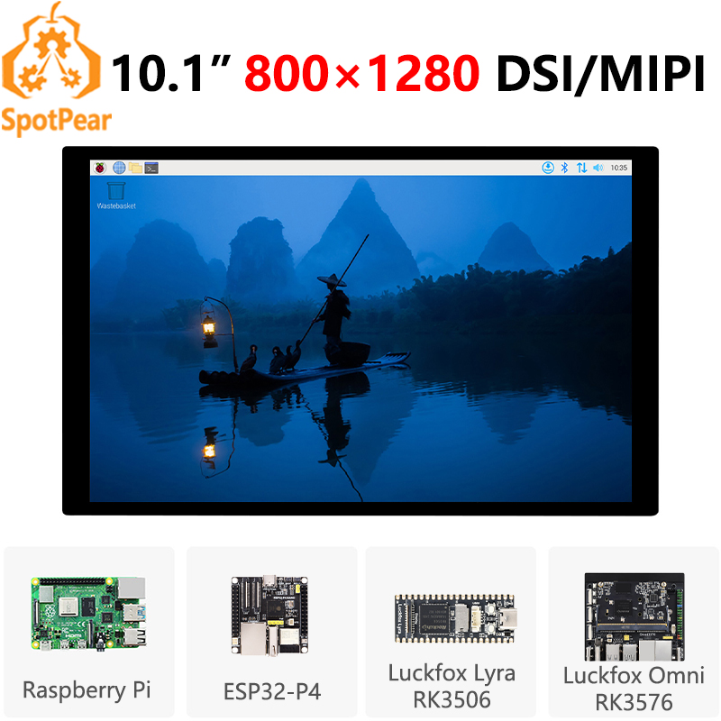 Raspberry Pi 10.1 inch LCD DSI - Esp32 P4 review and price