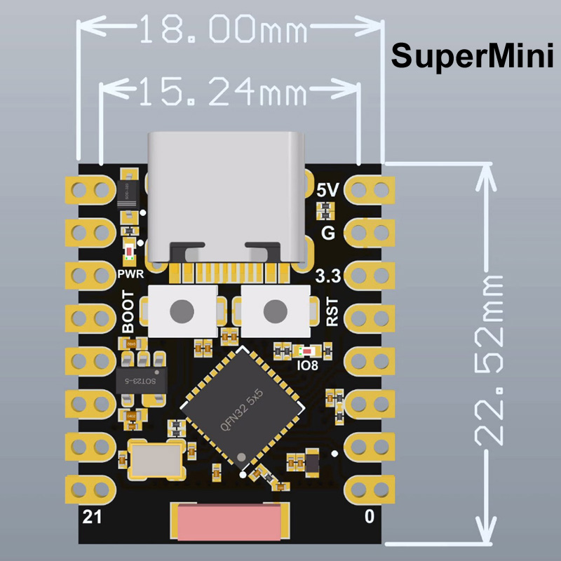For ESP32-S3 Supermini Pro MIN - Espressif Esp32 review and price