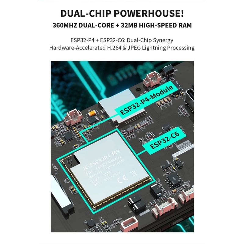 B68C ESP32 P4 Development Boar - Esp32 C6 review and price