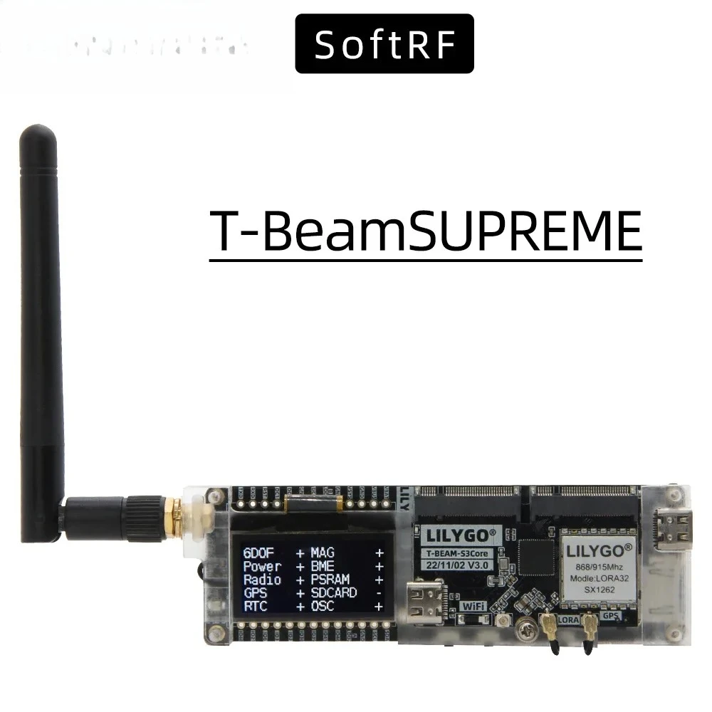 LILYGO SoftRF T-BeamSUPREME ES - Esp32 review and price
